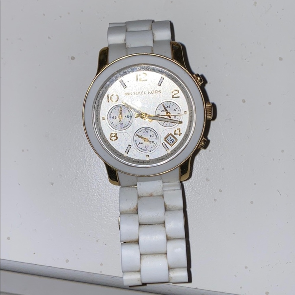 Micheal Kors White Watch